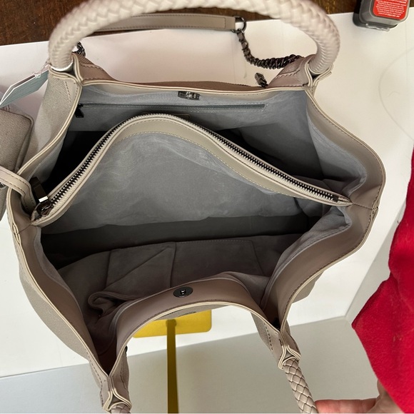 GUNAS Ruth Canvas Tote – Stone Gray – Includes Matching Pouch - Picture 9 of 16